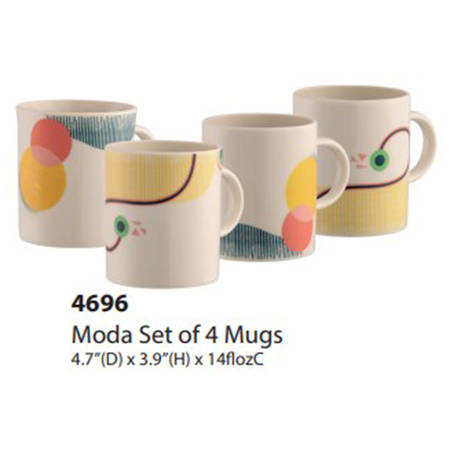 Moda Mug - Set of 4