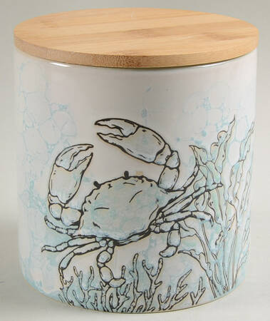 Sea Cove Island Medium Canister & Lid