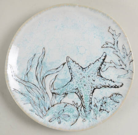 Sea Cove Island Salad Plate