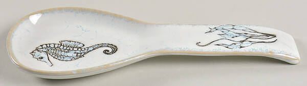 Sea Cove Island Spoon Rest/Holder (Holds 1 Spoon)