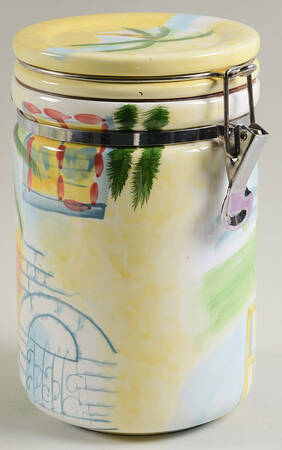 BAU100 Large Canister with Hinged Lid