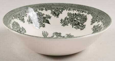 Asiatic Pheasants Green Coupe Cereal Bowl