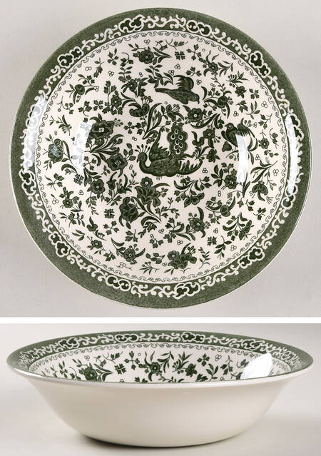 Regal Peacock Green Coupe Soup Bowl