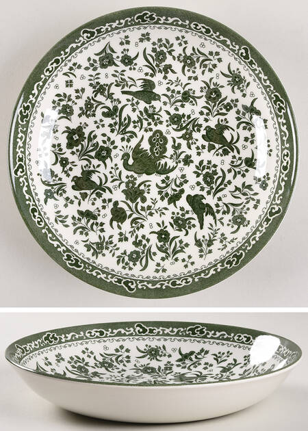 Regal Peacock Green 9" Individual Pasta Bowl