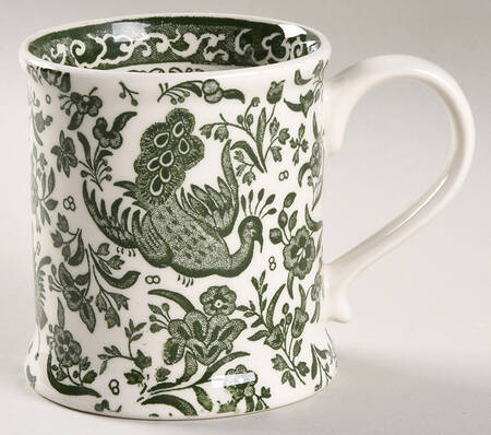 Regal Peacock Green Mug