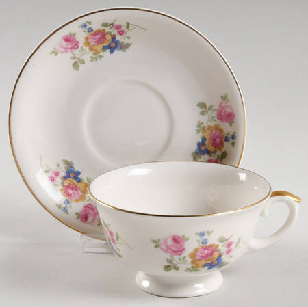 BFB5 Footed Cup & Saucer Set