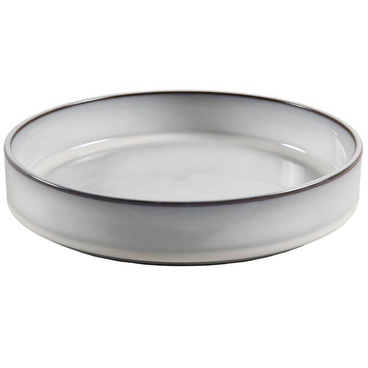Santorini Mist Moonstone White Individual Dinner Bowl