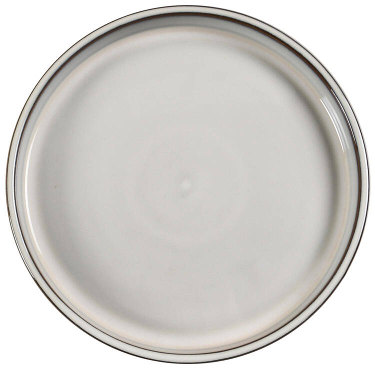 Santorini Mist Moonstone White Salad Plate