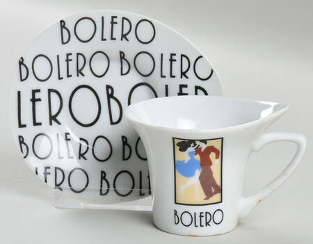 BTE1 Flat Demitasse Cup & Saucer Set by Bijoux Terner