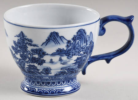 Four Mountains Footed Cup