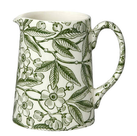 Green Prunus Small Tankard Jug