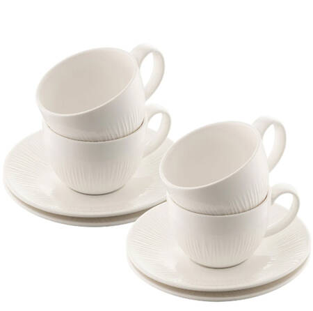 Erne Flat Cup & Saucer Set