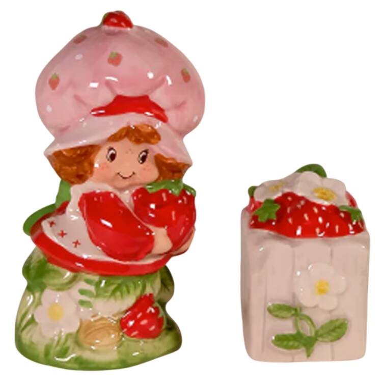 Strawberry Shortcake Figural Salt & Pepper Set