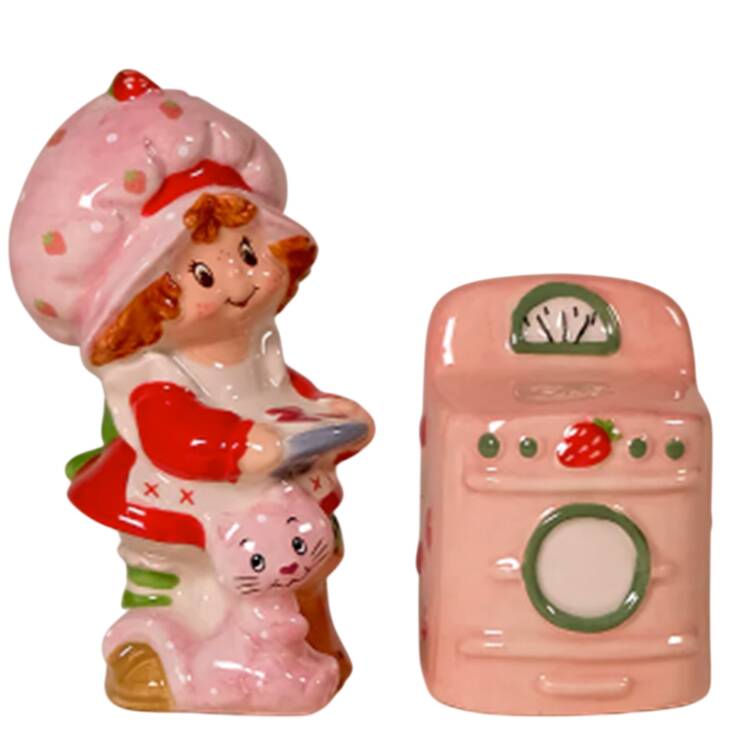 Strawberry Shortcake Figural Salt & Pepper Set