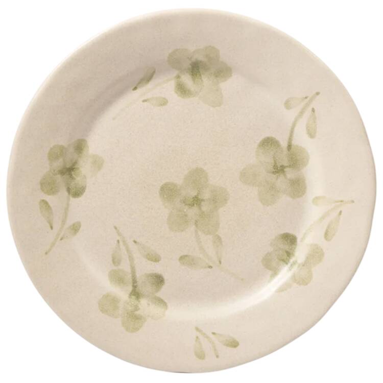 Porto Petals-Green Orchid Salad/Dessert Plate