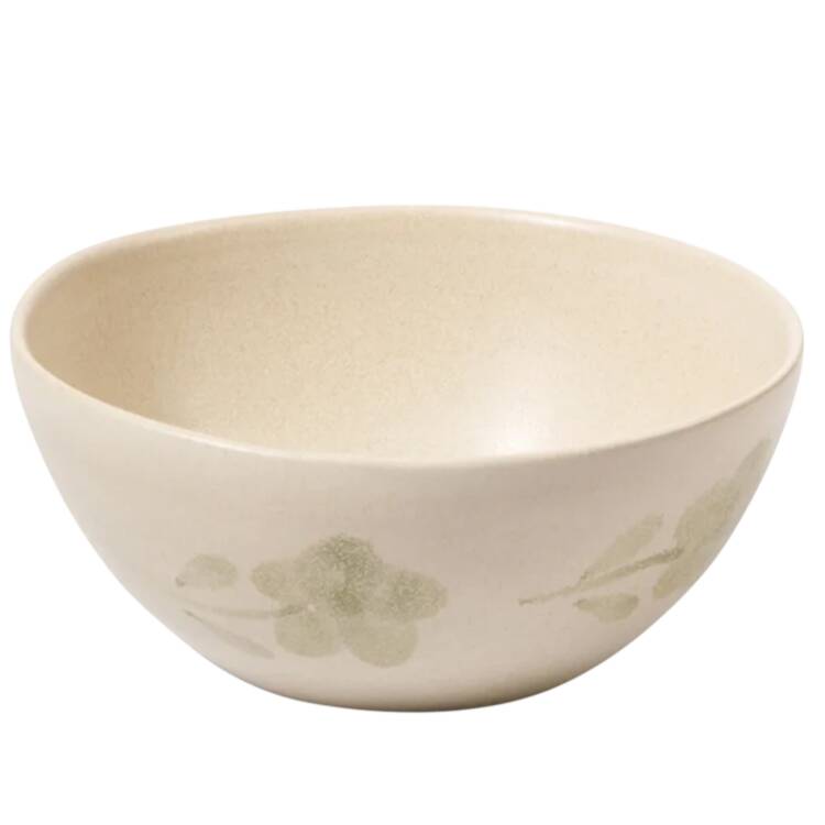 Porto Petals-Green Orchid Coupe Cereal Bowl