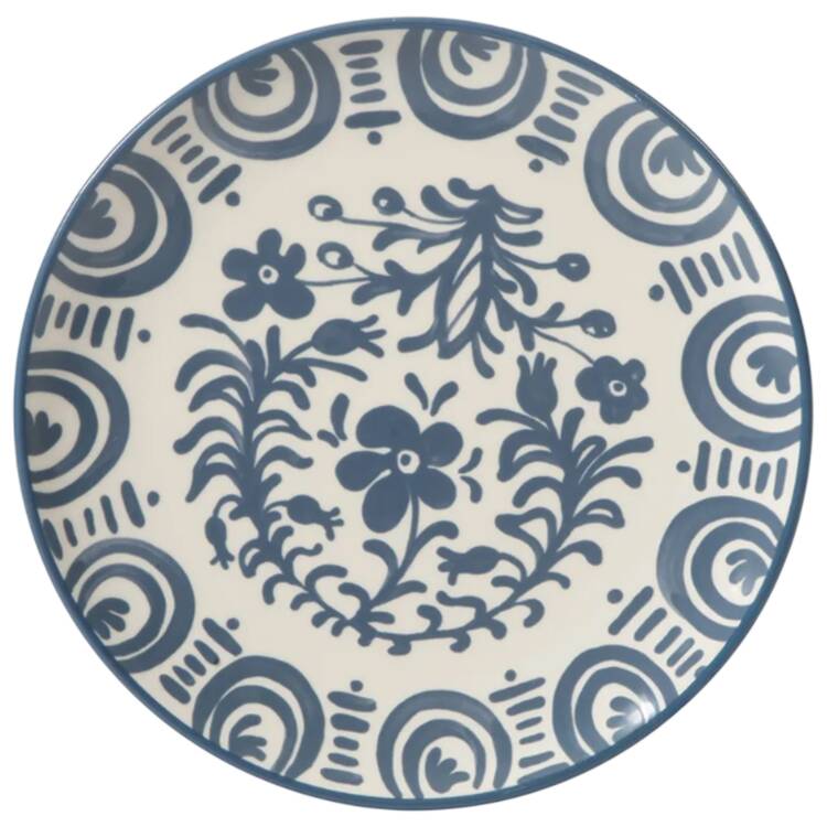 Valencia Flor-Blue Iris Salad/Dessert Plate