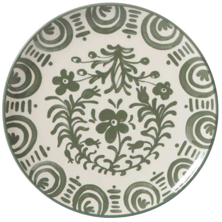 Valencia Flor-Fern Green Salad/Dessert Plate