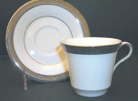 Andante Flat Cup & Saucer Set by Castleton (USA)