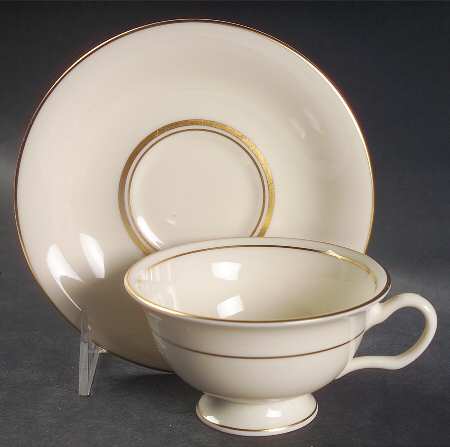 Apollo Footed Cup & Saucer Set by Castleton (USA)