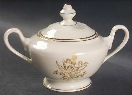 Autumn Lea Sugar Bowl & Lid