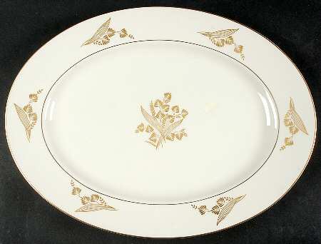 Autumn Lea 15" Oval Serving Platter