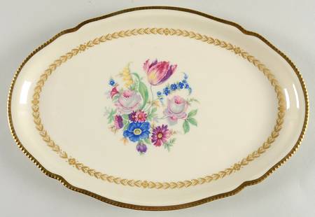 Bellwood Ivory 13" Oval Serving Platter