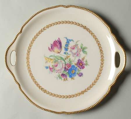 Bellwood Ivory Handled Cake Plate