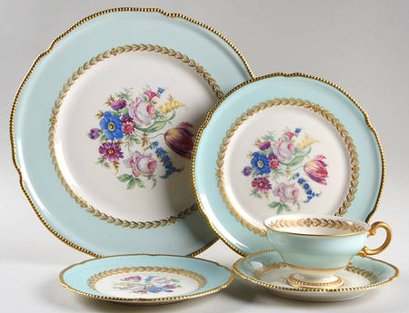 Bellwood Turquoise 5 Piece Place Setting