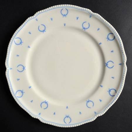 Blue Bow Luncheon Plate by Castleton (USA)