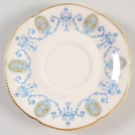Blue Medallion Saucer