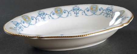 Blue Medallion 10" Oval Vegetable Bowl