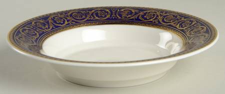 Blue Rhapsody Rim Soup Bowl