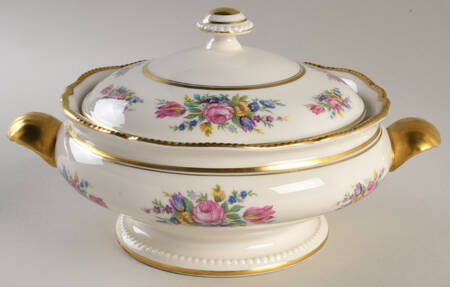 Castleton Rose Round Covered Vegetable