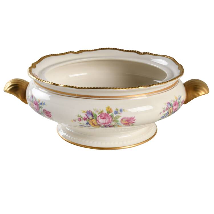 Castleton Rose Round Vegetable No Lid