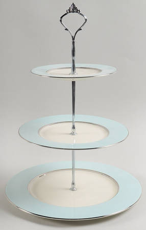 Castleton Turquoise 3 Tiered Serving Tray (DPM1,SPM1,BBM1)