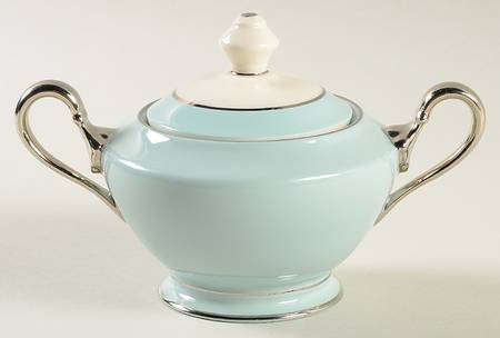 Castleton Turquoise Sugar Bowl & Lid