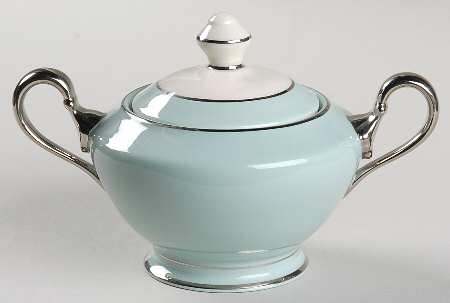 Castleton Turquoise Sugar Bowl & Lid