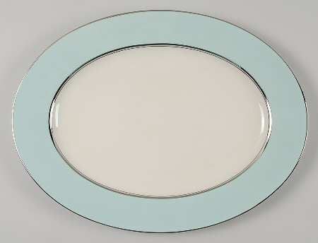 Castleton Turquoise 15" Oval Serving Platter