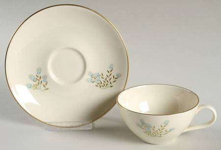 Cellini Flat Cup & Saucer Set