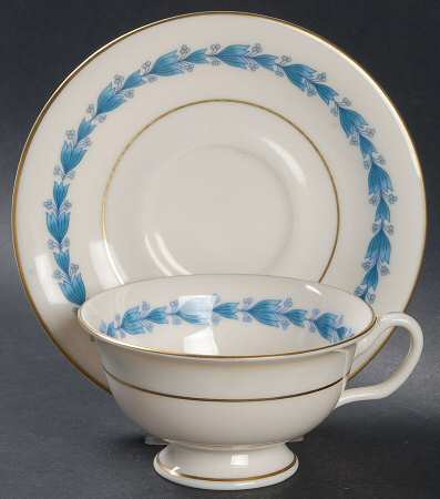 Classic Footed Cup & Saucer Set by Castleton (USA)