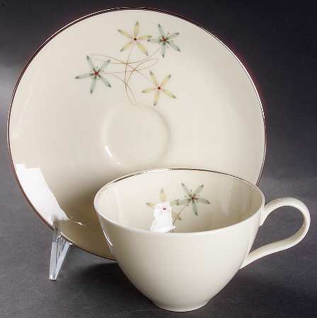 Constellation Flat Cup & Saucer Set