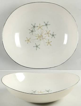 Contempo 9" Oval Vegetable Bowl by Castleton (USA)