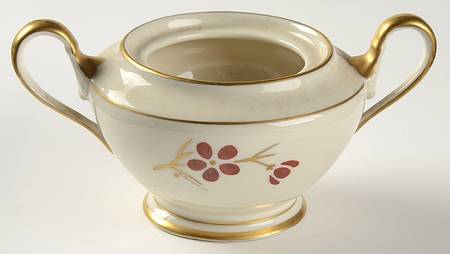 Coral Sugar Bowl No Lid