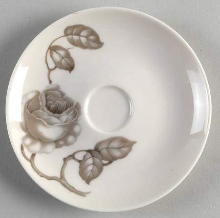 Dawn Rose Saucer for Flat Demitasse Cup