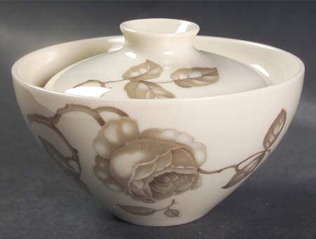 Dawn Rose Sugar Bowl & Lid