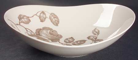 Dawn Rose 11" Oval Vegetable Bowl