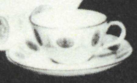 Dauphine Flat Cup & Saucer Set
