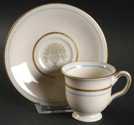 Dorset Flat Demitasse Cup & Saucer Set