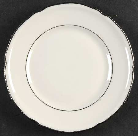 Empire (No Wreath, Platinum Trim) Bread & Butter Plate